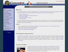 Tablet Screenshot of colorpointinstitute.com